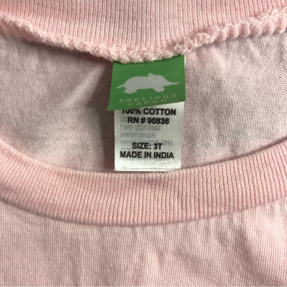 Small Boutique Pink Easter Egg Embroidered Tee Size 3T - Picture 3 of 4